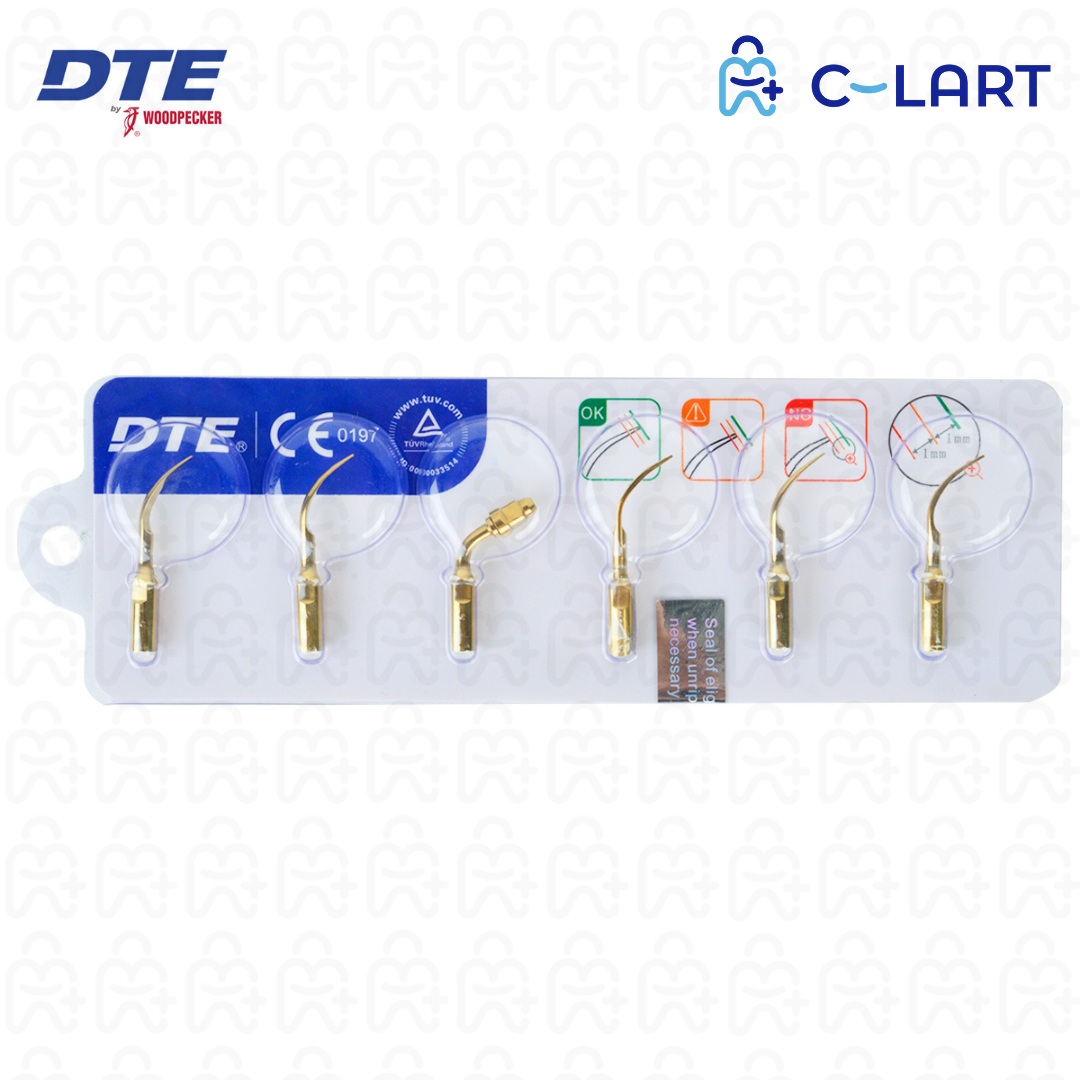 Juego De 6 Puntas Para Escariador Dental DTE D5 Woodpecker