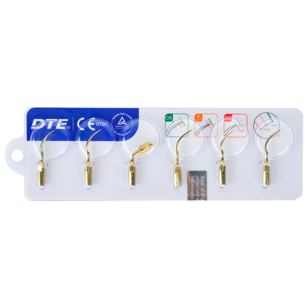 Juego De 6 Puntas Para Escariador Dental DTE D5 Woodpecker