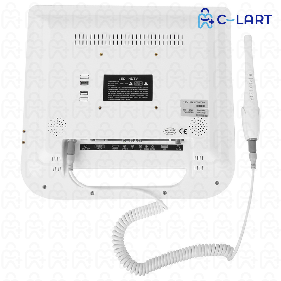 Kit Multimedia Dental Con Cámara Intraoral Y Monitor