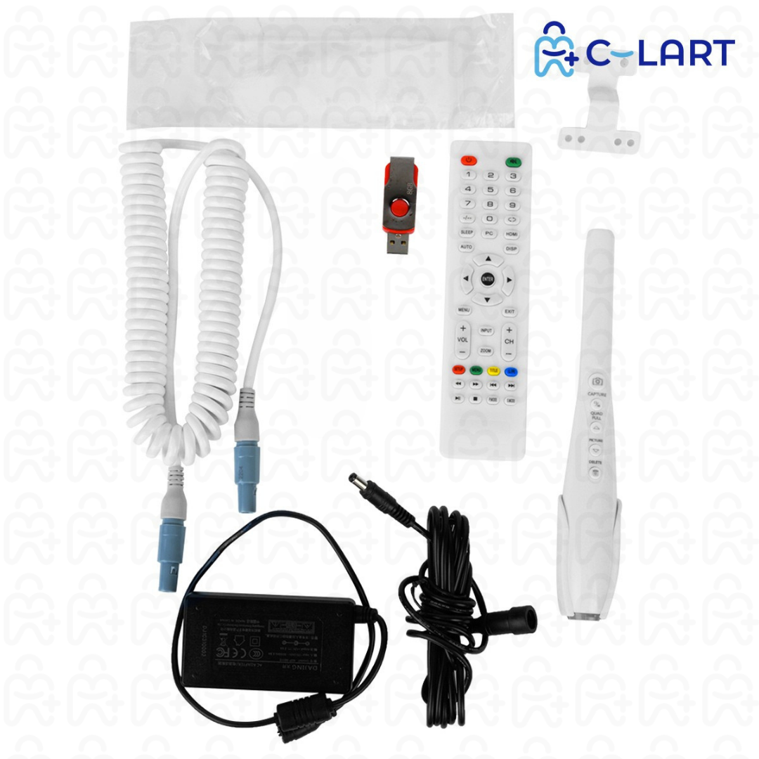 Kit Multimedia Dental Con Cámara Intraoral Y Monitor